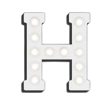 HuurLichtLetters Logo